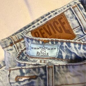 REVICE Light Blue Straight Leg Jeans